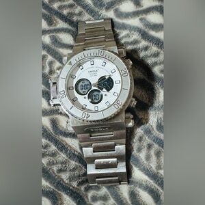 Silver Men's Chronograph Watch